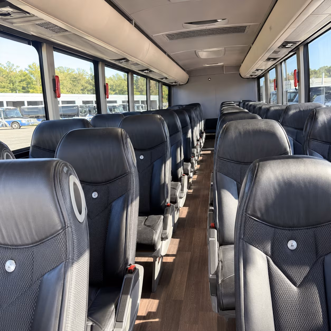 round rock charter bus services inside